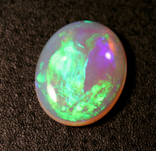 oval crystal opal